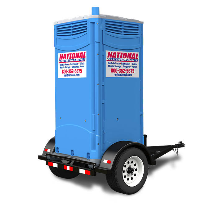 towable portable toilet