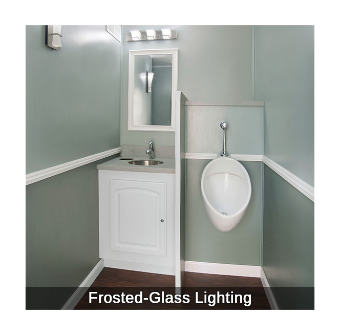 portable toilet trailer lighting