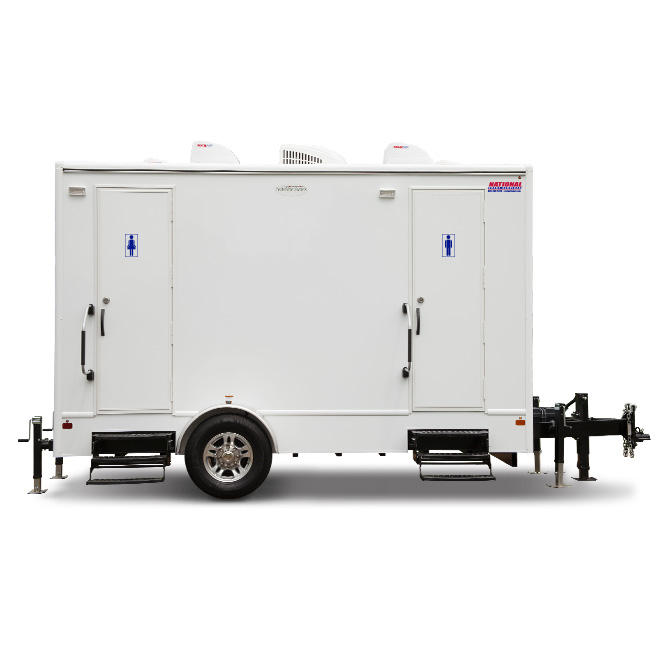 4 station restroom trailer