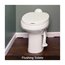 luxury portable toilet stalls floor